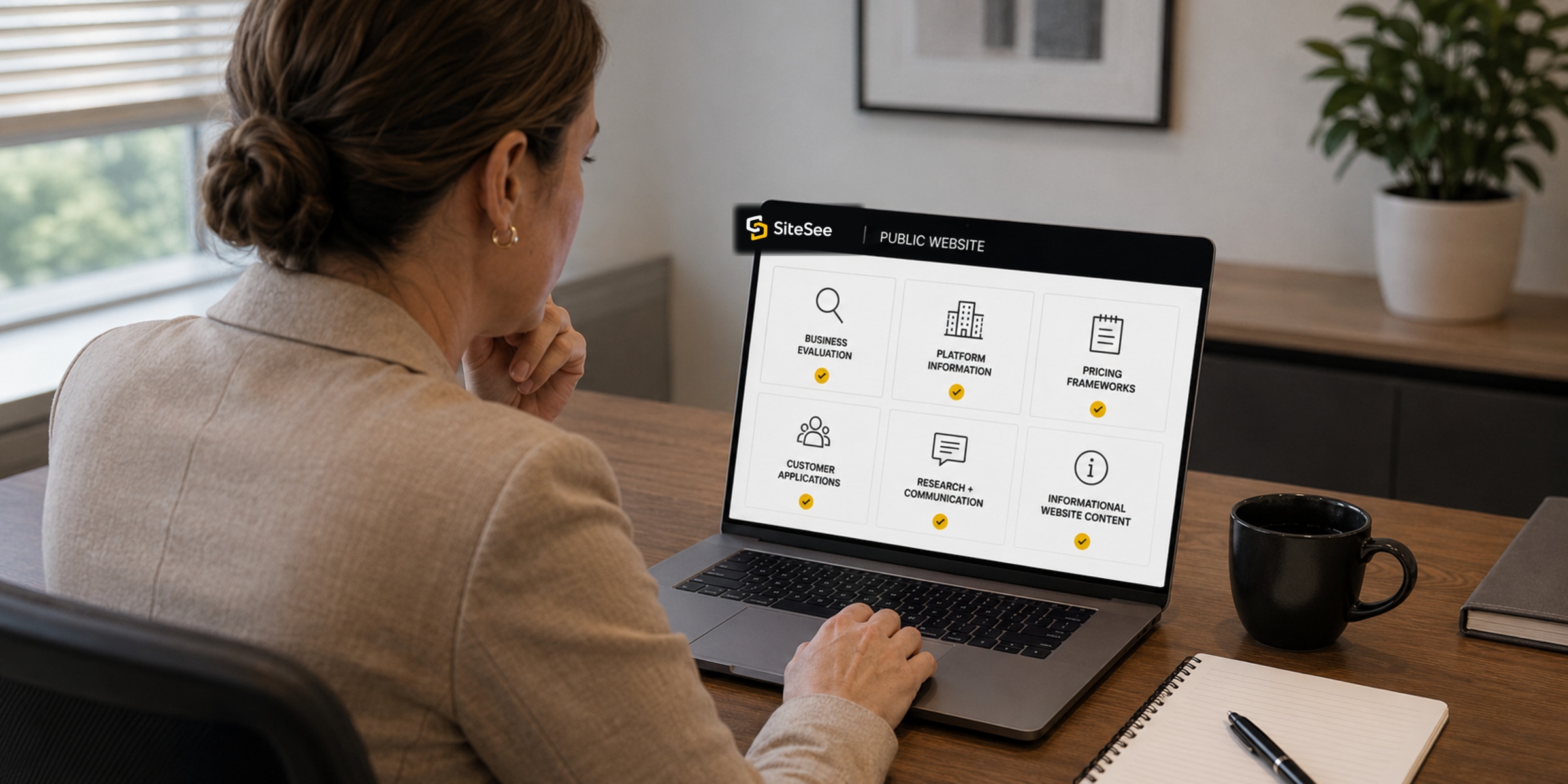 SiteSee public Website Evaluation Over Shoulder