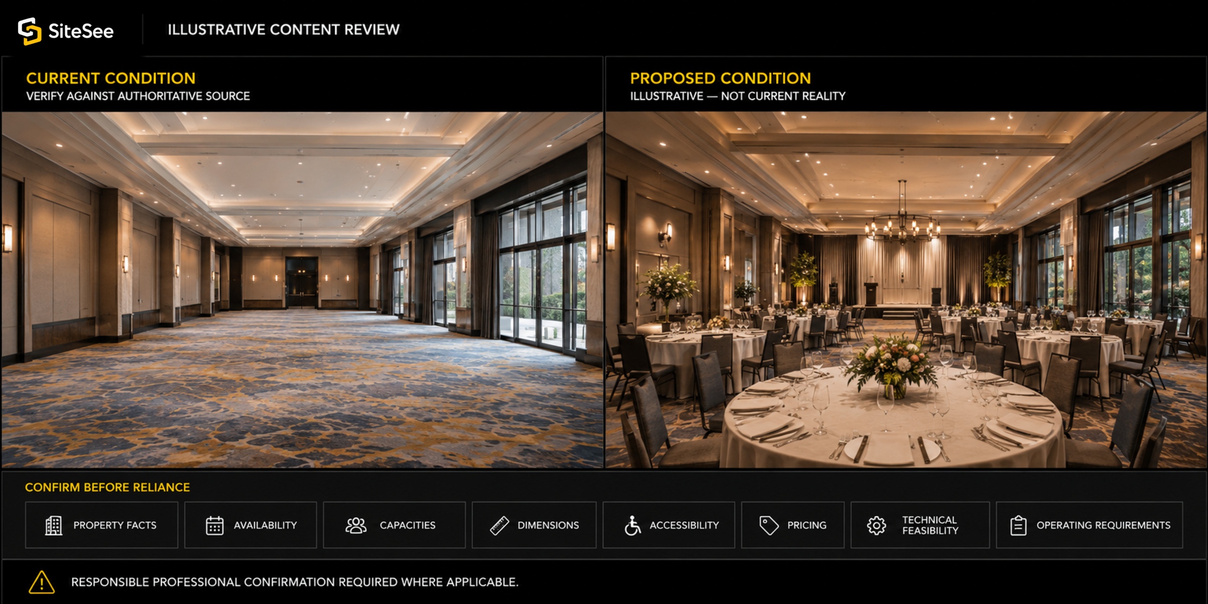 SiteSee illustrative Content Proposed Condition UI