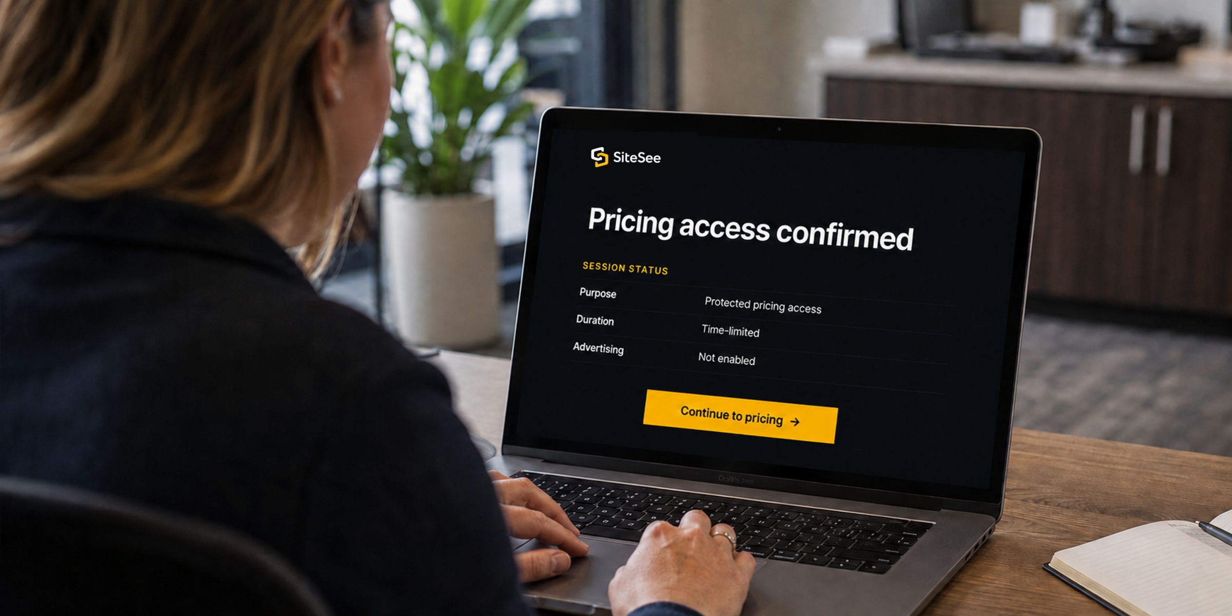 SiteSee pricing Session Over Shoulder
