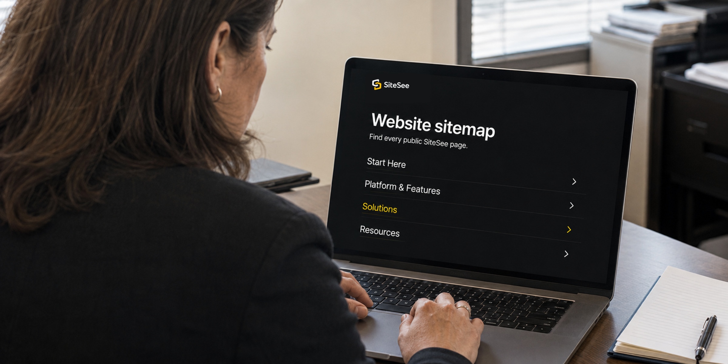 SiteSee visitor Page Discovery Over Shoulder