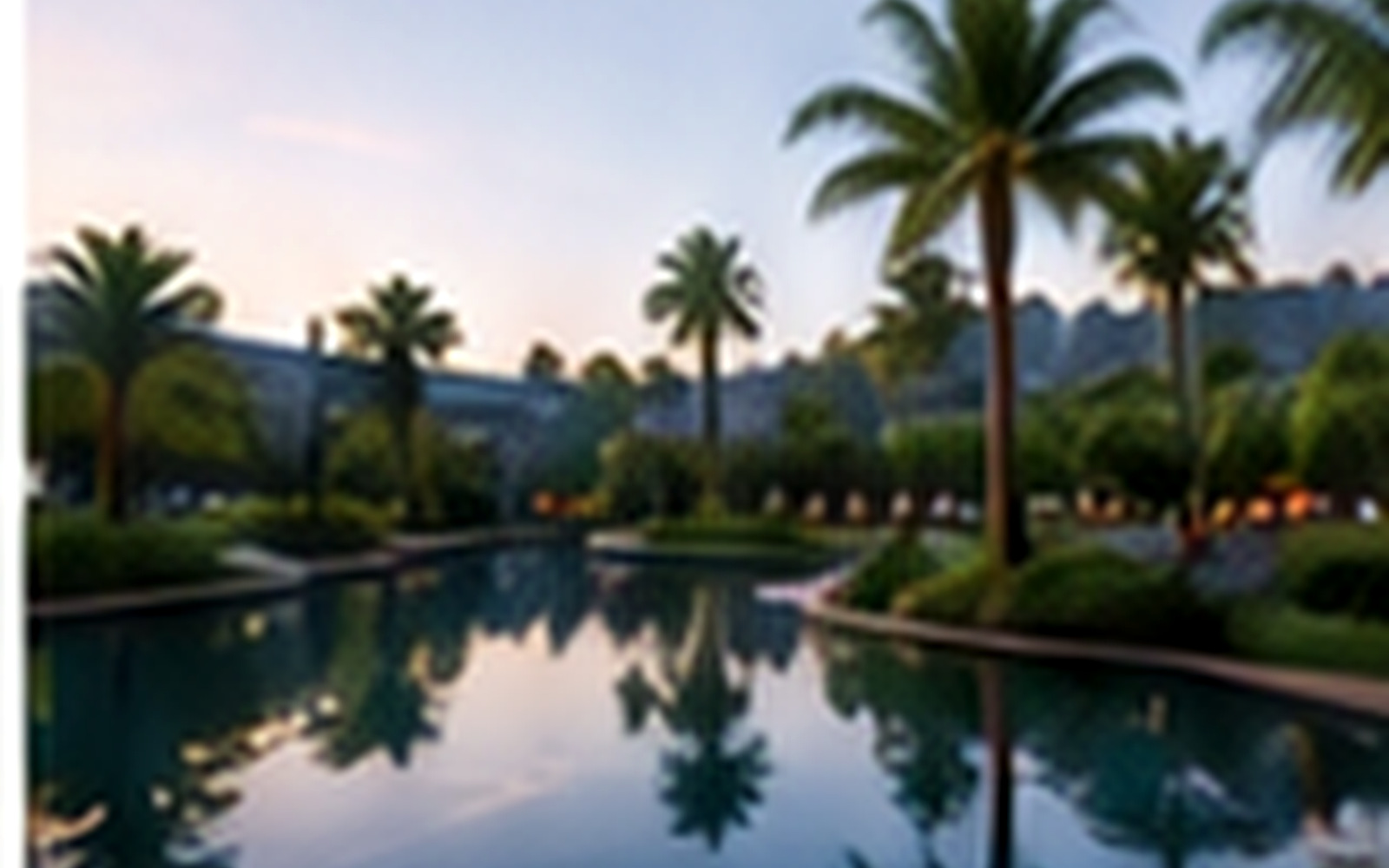 Resort landscape